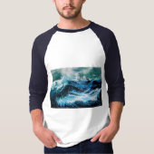 Schiff im Sturm T-Shirt (Vorderseite)