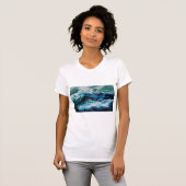 Schiff im Sturm T-Shirt (Vorne ganz)