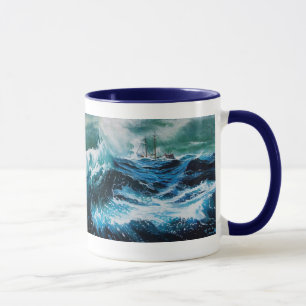 Schiff im Sturm Tasse