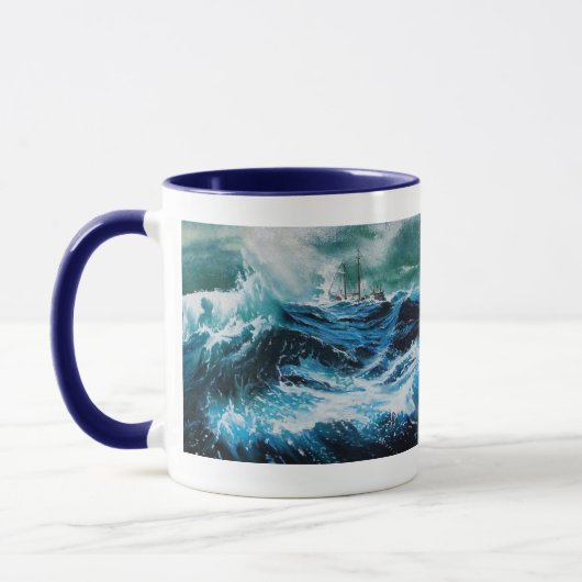 Schiff im Sturm Tasse (Links)
