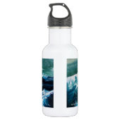 Schiff im Sturm Trinkflasche (Rückseite)