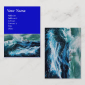 Schiff im Sturm Visitenkarte (Vorne/Hinten)