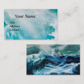 Schiff im Sturm Visitenkarte (Vorne/Hinten)