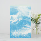 Schiff im Sturm, Wellen Briefpapier (Stehend Vorderseite)