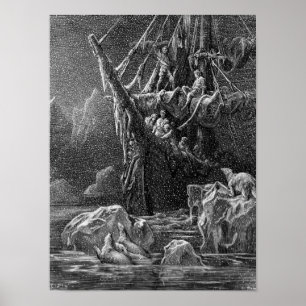 Schiff in Antartica Poster