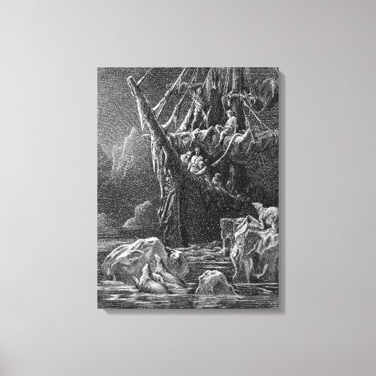 Schiff in der Antarktis Leinwanddruck (Vorderseite)