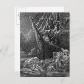 Schiff in der Antarktis Postkarte (Vorne/Hinten)