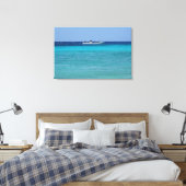 Schiff in der Karibik Leinwanddruck (Insitu (Schlafzimmer))