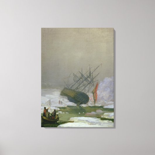 Schiff in der Polaren See, 12. Dezember 1798 Leinwanddruck (Vorderseite)