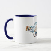 Schiff in einer Flasche Tasse (Links)