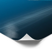 Schiff in einer Glühbirne Poster (Ecke)
