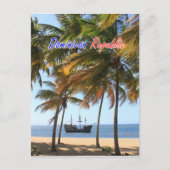 Schiff in Las Terrenas Samana Dominikanische Repub Postkarte (Vorderseite)