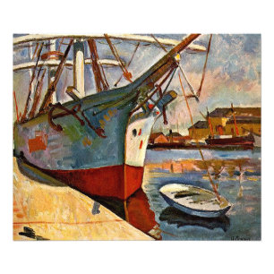 Schiff in Le Havre, Georges Braque, Fotodruck