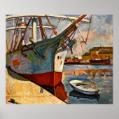Schiff in Le Havre, Georges Braque, Poster (Vorne)