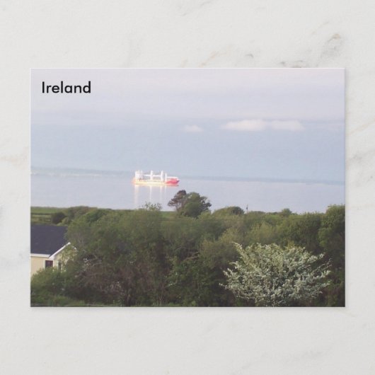 Schiff in Tralee Bay, Grafschaft Kerry, Irland Postkarte (Vorderseite)