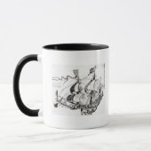 Schiff Jacques Cartiers, 'Rarete Indes Tasse (Links)