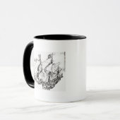 Schiff Jacques Cartiers, 'Rarete Indes Tasse (Vorderseite Links)
