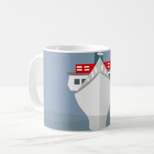 Schiff Kaffeetasse (Vorderseite Links)