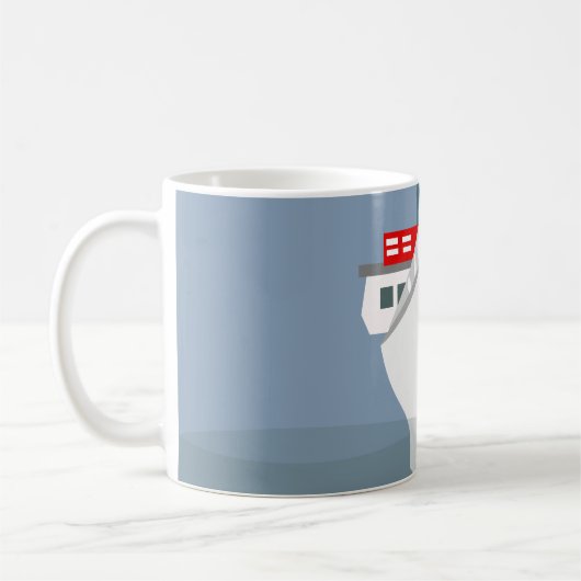 Schiff Kaffeetasse (Links)