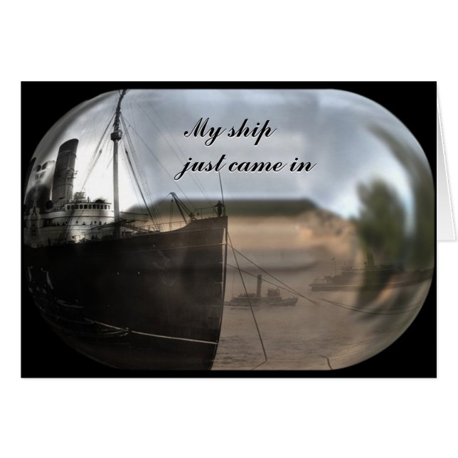 Schiff kam in Customizable (Vorderseite (Horizontal))