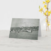 Schiff Karte (Gelbe Blume)