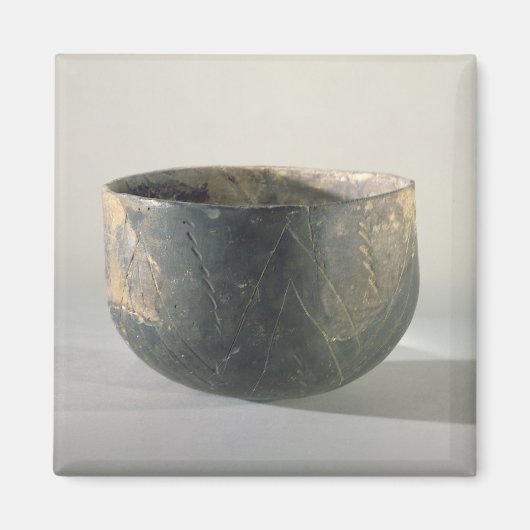 Schiff mit farbigem Dekor Magnet (Vorne)