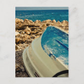 Schiff mit Meer im Hintergrund Postkarte (Vorderseite)