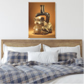 Schiff mit Puma, Chavin Culture, c.90 BC Leinwanddruck (Insitu (Schlafzimmer))