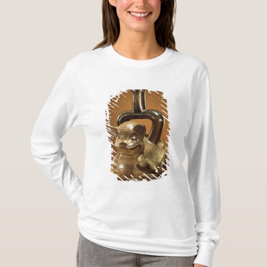 Schiff mit Puma, Chavin Kultur, c.90 BC T-Shirt (Vorderseite)