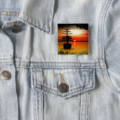 Schiff mit Sonnenuntergang Button (Beispiel)