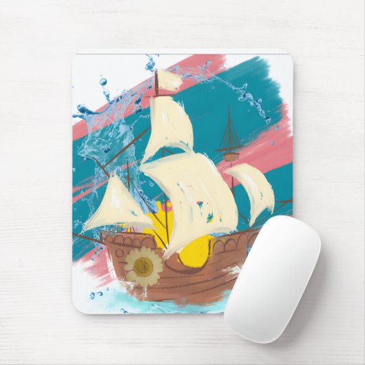 Schiff Mousepad (Mit Mouse)