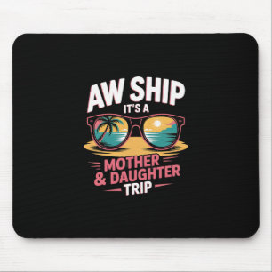 Schiff Mutter-Tochter-Reise Kreuzfahrt Urlaub Pass Mousepad