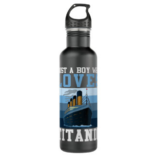 Schiff nur ein Junge, der Titanic Boat Titanic Boy Edelstahlflasche