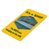 Schiff oder Schiff Magnet (Linke Seite)