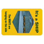 Schiff oder Schiff Magnet (Horizontal)