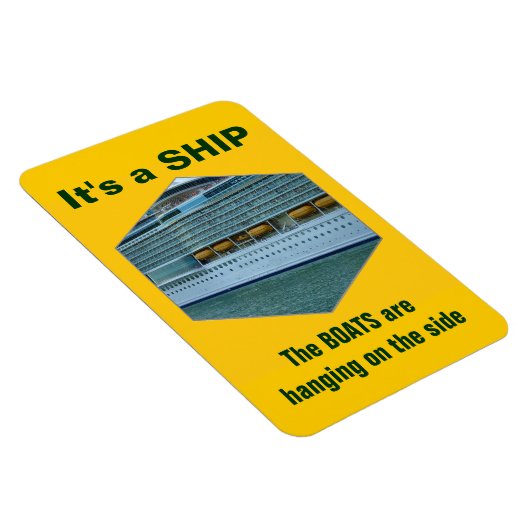 Schiff oder Schiff Magnet (Rechte Seite)
