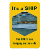 Schiff oder Schiff Magnet (Vertikal)