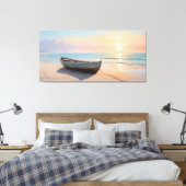 Schiff on a Calm Shore Leinwanddruck (Insitu (Schlafzimmer))