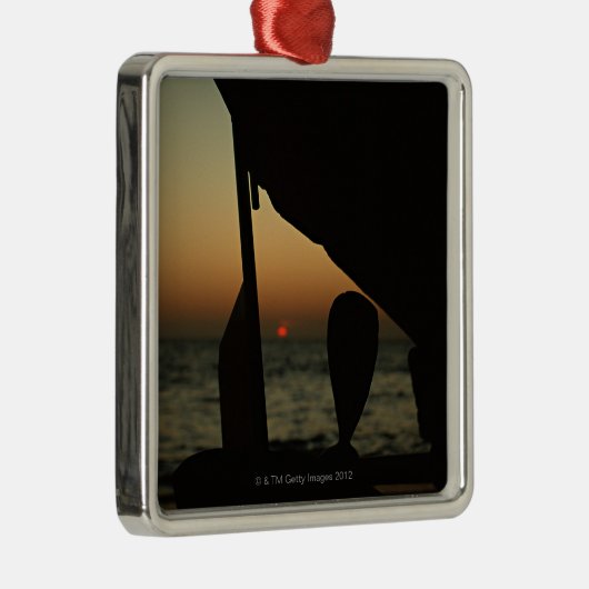 Schiff Ornament Aus Metall (Rechts)