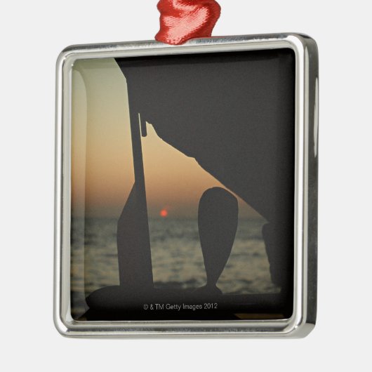 Schiff Ornament Aus Metall (Links)