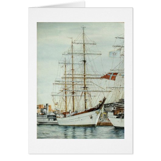 Schiff Pauls McGehee hohe "Gorch Fock" Karte (Vorne)