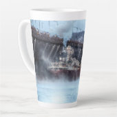 Schiff Philip R Clarke Zwei Häfen Minnesota Milchtasse (Linke Ecke)