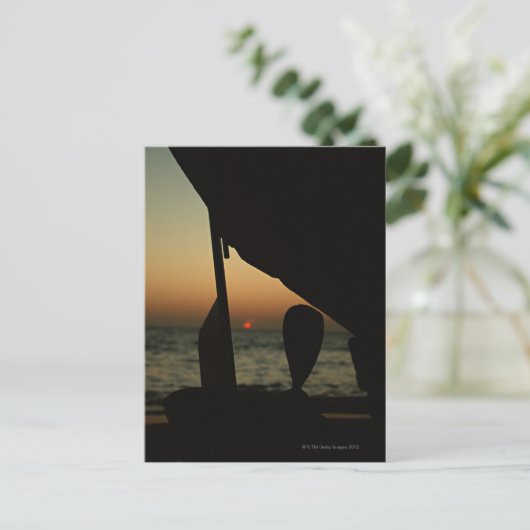 Schiff Postkarte (Stehend Vorderseite)