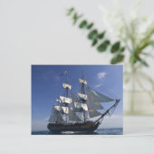 Schiff Postkarte (Stehend Vorderseite)