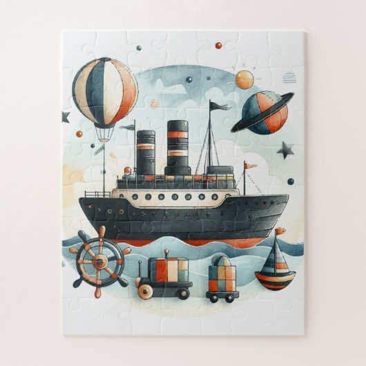 Schiff Puzzle (Vertikal)