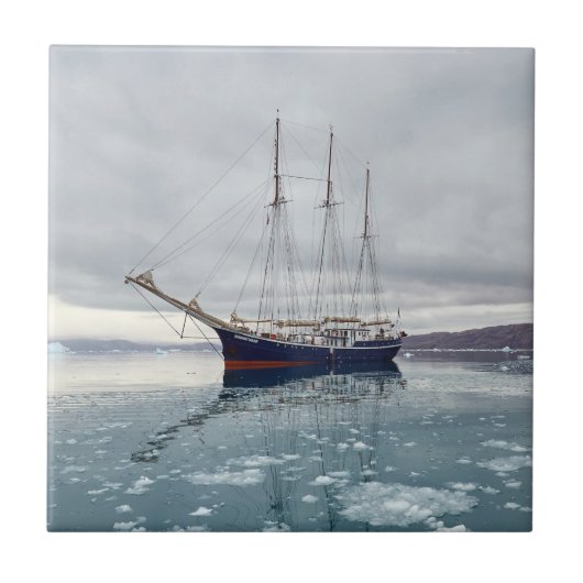 Schiff Rembrandt van Rijn 1947 Fliese (Vorderseite)