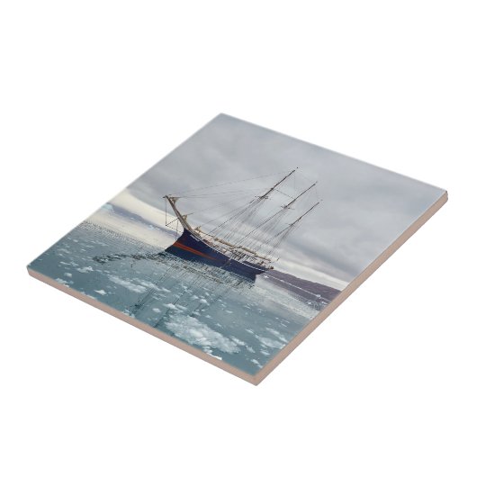 Schiff Rembrandt van Rijn 1947 Fliese (Seite)