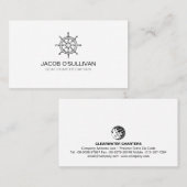 Schiff-Schiff-Charta Fischerei Visitenkarte (Vorne/Hinten)