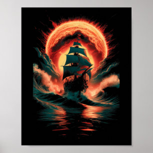 Schiff segelt poster