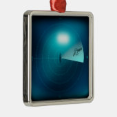 Schiff Sonar erkennt Kraken Sea Monster Ornament Aus Metall (Rechts)